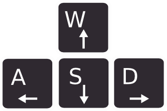 Das WASD-Navigationsbild